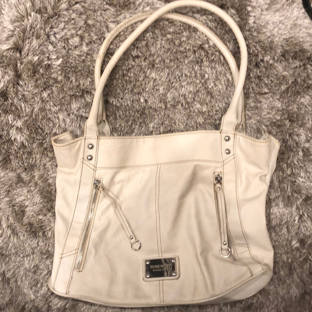 White purse